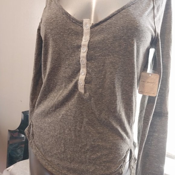 INTIMATELY  COTTON LONG-SLEEVE TOP - Picture 6 of 8